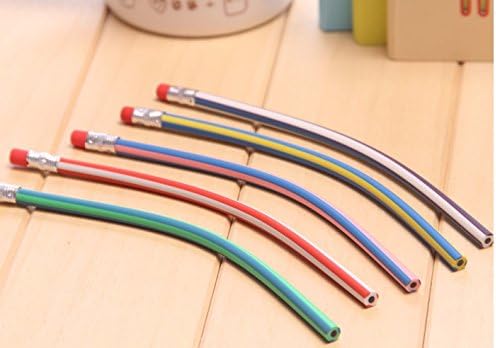 Haawooky 35 Piece Flexible Pencil Magic Bend Toy for Kids