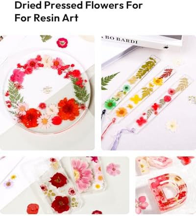 Resiners Cherry Dried Flowers 174pcs Craft Kit