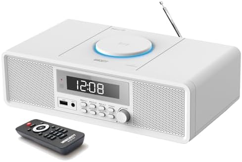 WISCENT Home Stereo System with CD Player and Bluetooth