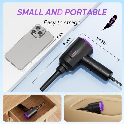 Goweto Electric Air Duster - Powerful Motor for Cleaning Electronics