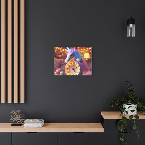 Unicorn Alarm Clock with Glowing Horn