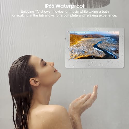 SYLVOX 32 Inch Smart Mirror TV for Bathroom