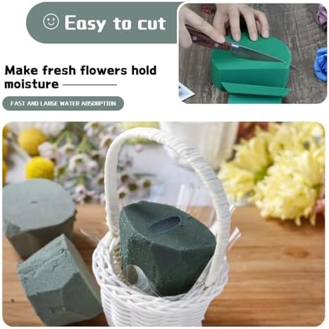 SupKing 8 Pcs Floral foam Blocks for Flower Arrangements