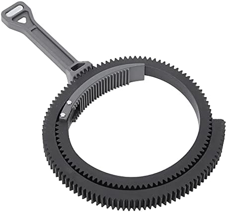 Tbest Adjustable Zoom Follow Focus Lever with Gear Ring for DSLR Cameras