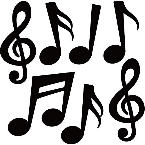 Boao 40 Pcs Music Notes Cutouts for Party Decorations