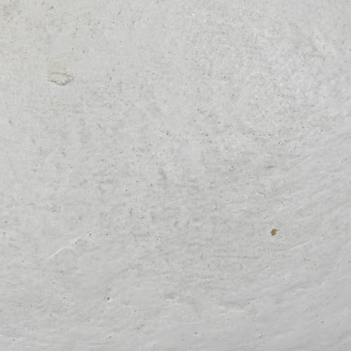 Creative Co-Op Paper Mache Taper Holder with Tall Neck and Whitewashed Finish