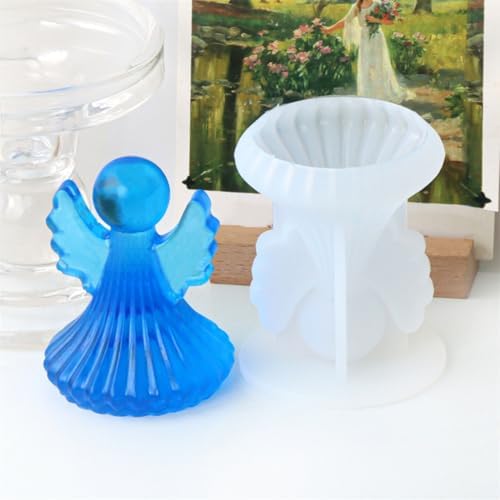 Angelic Shaped Sturdy Silicone Mold Set for Candle and Resin Crafts