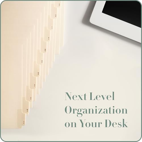 Gallery Leather A-Z Dividers for 3 Ring Binder