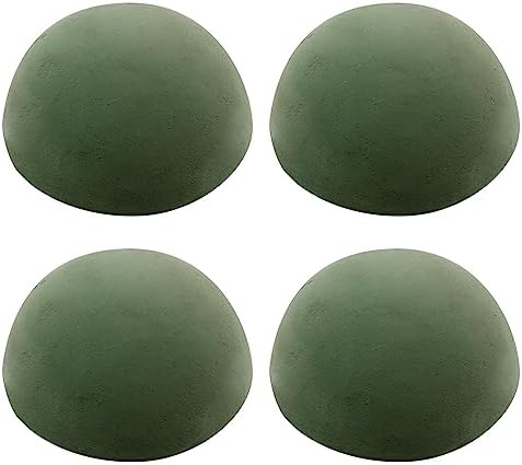 4Pcs Half Ball Floral Dry Foam for Arrangements