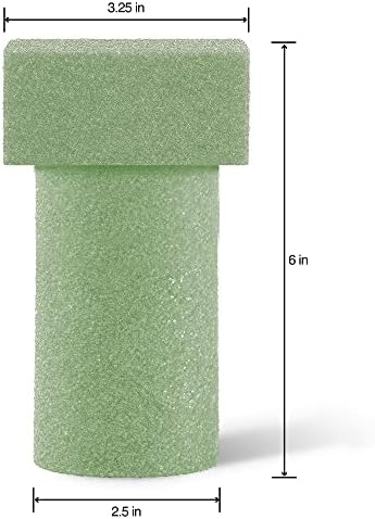 FloraCraft FloraFome Memorial Vase Insert Green