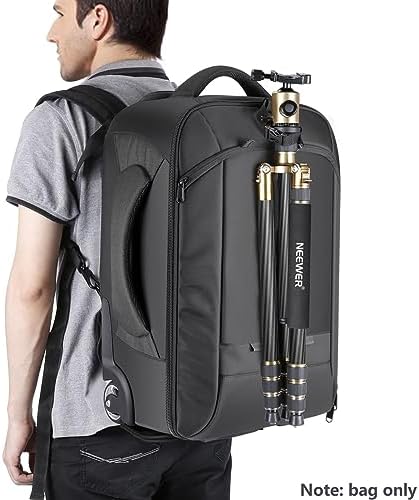 Neewer 2-in-1 Rolling Camera Backpack Trolley Case