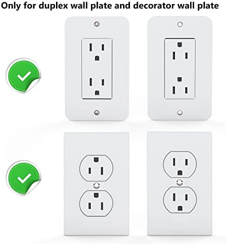 WALI Outlet Shelf Wall Holder 10lbs White