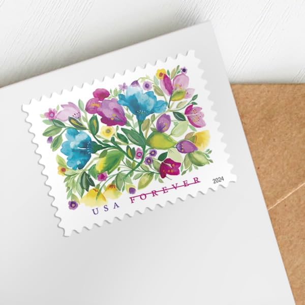Celebration Blooms 2024 Sheet of 20 Forever Stamps