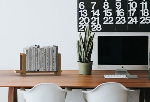 Adjustable Desktop Bookshelf - Yellow