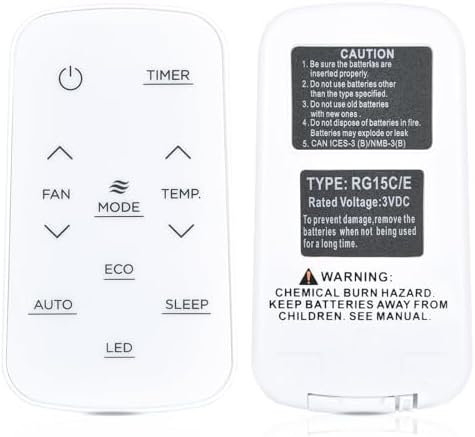 PZL Replacement Remote Control for Toshiba RG15CE