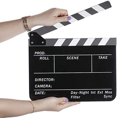 Coolbuy112 Magnetic Clapboard with Dry Erase Film and Custom Pens