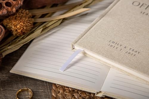 MUUJEE Custom Officiant Book - Personalized Notebook for Ministers and Pastors