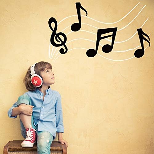 Boao 40 Pcs Music Notes Cutouts for Party Decorations