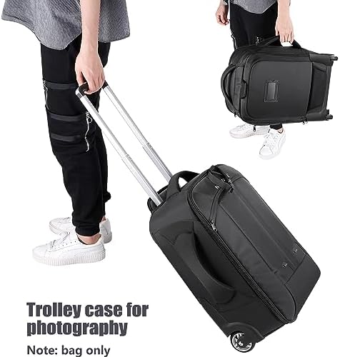 Neewer 2-in-1 Rolling Camera Backpack Trolley Case