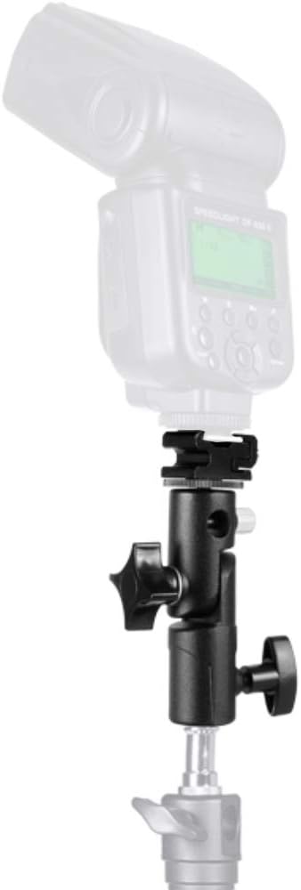FOTYRIG Camera Flash Mount Bracket with Umbrella Holder