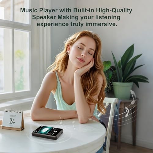 128GB MP3 Player with Bluetooth 54 and Built-in Speaker