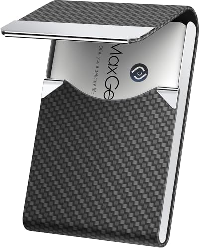 MaxGear Business Card Holder Black Carbon
