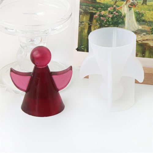 Angelic Shaped Sturdy Silicone Mold Set for Candle and Resin Crafts