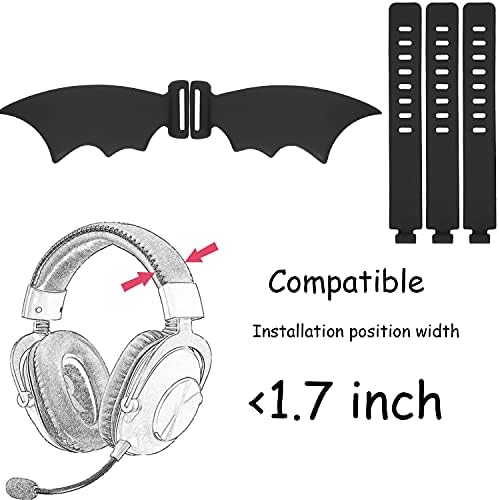 RUKUHOT Halloween Bat Wings Headphone Attachment
