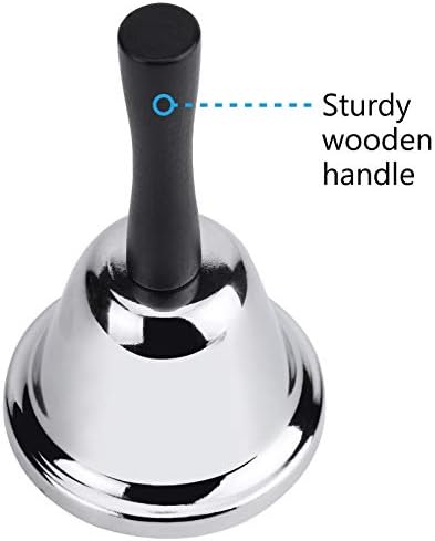 MROCO Loud Hand Bell for Classroom and Alarm