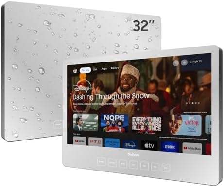 SYLVOX 32 Inch Smart Mirror TV for Bathroom