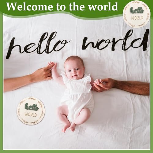 7 Pack Double Sided Baby Milestone Cards Sign