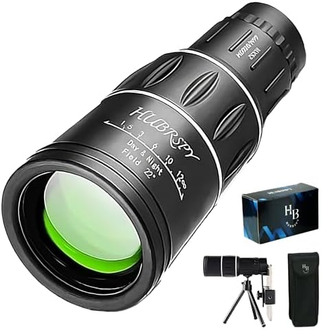 Portable High Power Monocular Telescope for Adults and Kids
