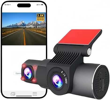 Ccedviery 25K Dual Dash Cam with WiFi and App