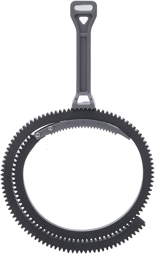 Tbest Adjustable Zoom Follow Focus Lever with Gear Ring for DSLR Cameras