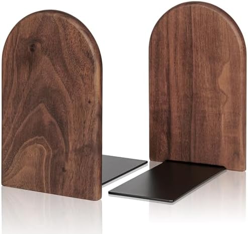 Wood Bookends Universal Economy Bookend Set