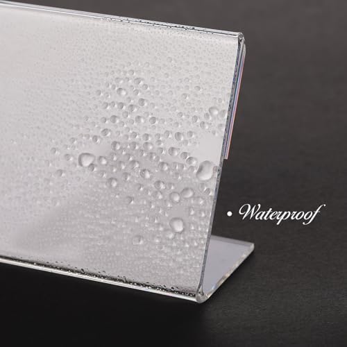 Vicenpal 35x25 Inch Acrylic Sign Holder L Shaped Stand 20 Pcs