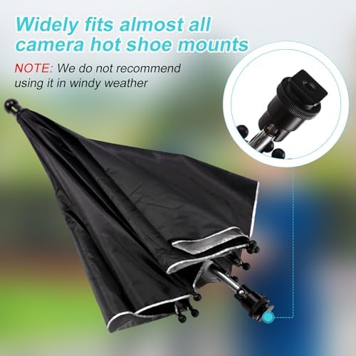 Camera Hot Shoe Umbrella for Canon Nikon DSLR Mirrorless