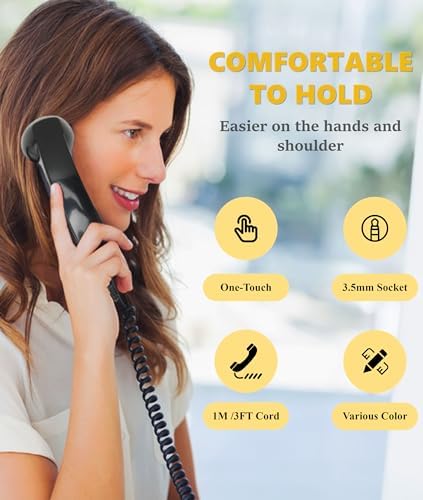 Jiawu Retro Phone Handset with 35mm Jack