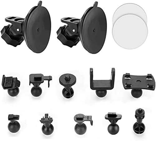 Universal Dash Cam Suction Mount - 360 Rotating for Multiple Models