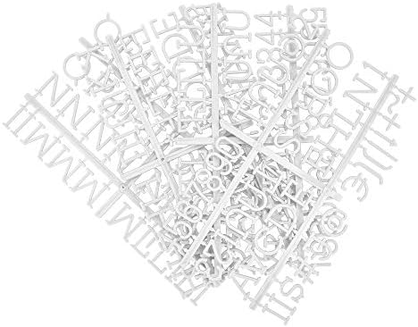 1 Inch Letters for Felt Letter Board 188 Pieces White Set