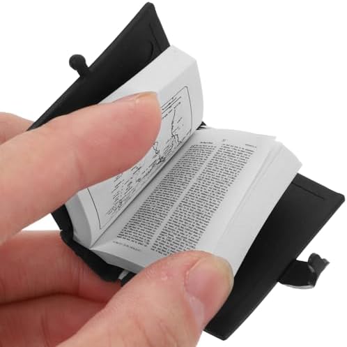 LUOZZY 12 Pcs Mini Bible Keychain Set Inspirational Church Theme Keyrings