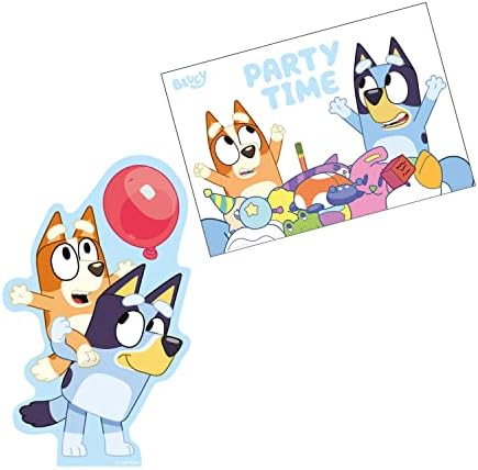 Amscan 9915645 Bluey Diecut Invite Envelope