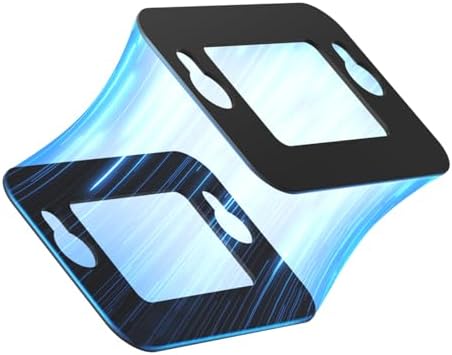 KADAMS Magnetic Pads for Rectangular Shower Clock Black