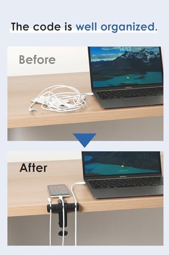 ROUNDS Cable Holder for Desk Organization