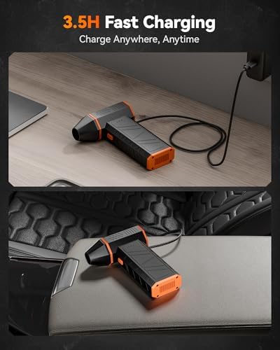 WOLFBOX MF50 Cordless Air Duster with 3-Gear Speed Control