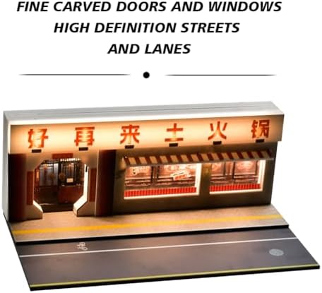 Fremego 164 Scale Hot Pot Restaurant Diorama Model Kit