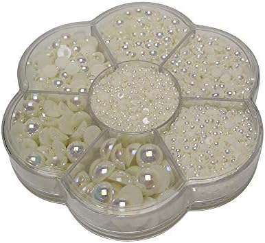 Chenkou Craft Beige Half Ball Loose Beads 3000PCS Box
