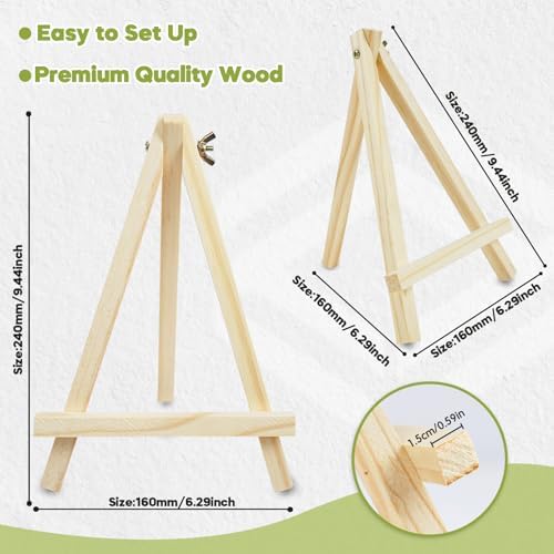 CONDA 12 Pack 9 Inch Tabletop Easels Set