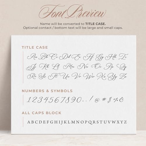 Personalized Nostalgia Notepad with Classic Script Font