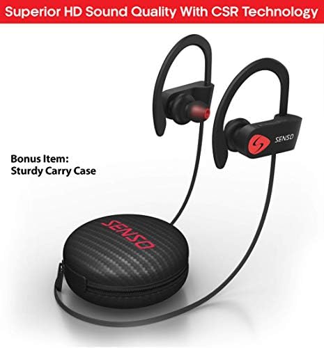 Senso Bluetooth Headphones with Mic IPX7 Waterproof